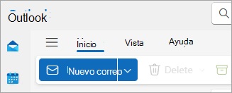 Interfaz de nuevo Outlook o Outlook Web